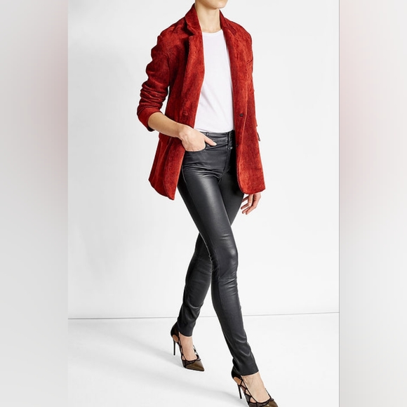 Closed Lizzy Lambskin Leather Jeans/Pants